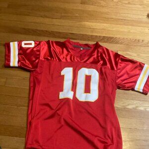 Tyrek hill red jersey size medium